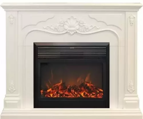 Каминокомплект RealFlame Victoria 26 WT с очагом MoonBlaze LUX Black