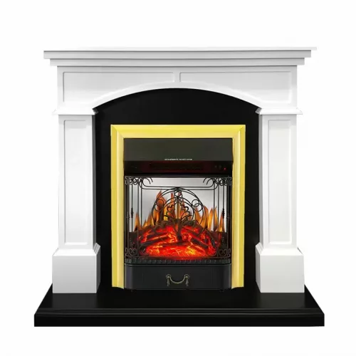 Каминокомплект Royal Flame Langford c очагом Majestic FX M Brass