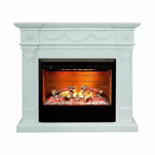 Каминокомплект RealFlame Casablanca 25,5/26 WT с очагом 3D Helios 26