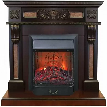 Каминокомплект RealFlame Corsica STD/EUG AO с очагом Majestic Lux Black S