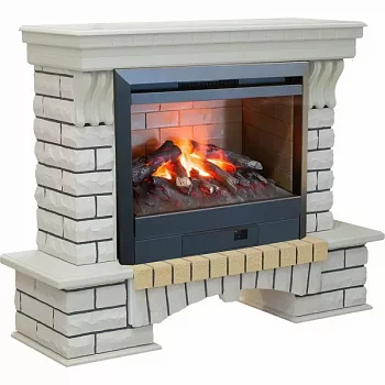 Каминокомплект RealFlame Country 26 WT с очагом 3D Helios 26