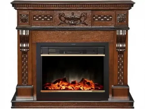 Каминокомплект RealFlame Corsica Lux 25,5 с очагом MoonBlaze S LUX Brass