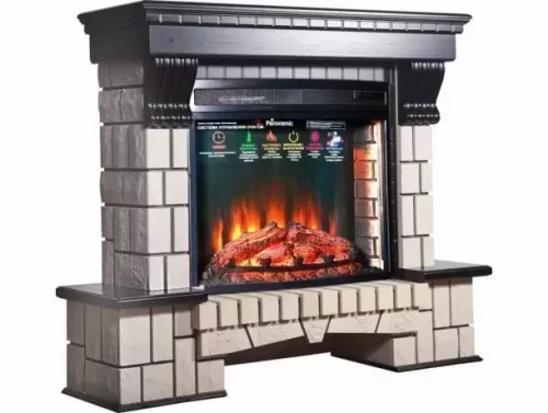 Каминокомплект Interflame Exter под очаг Panoramic 28 LED FX