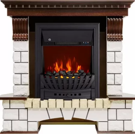 Каминокомплект Royal Flame Pierre Luxe с очагом Aspen Black