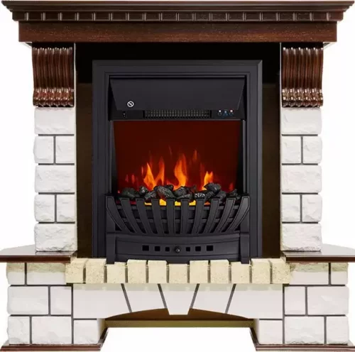 Каминокомплект Royal Flame Pierre Luxe с очагом Aspen Black