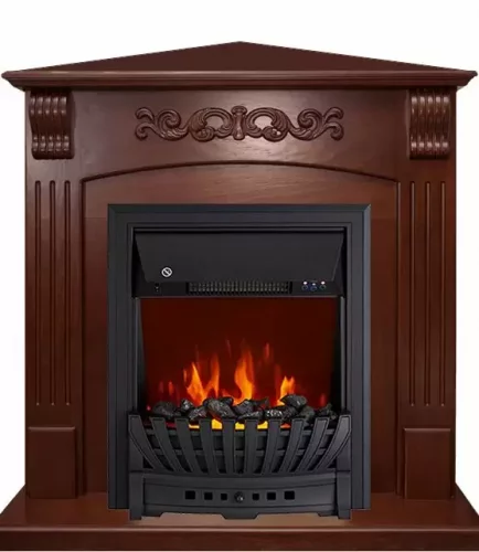 Каминокомплект Royal Flame Sorrento угловой c очагом Aspen Black