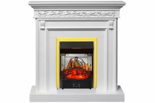 Каминокомплект Royal Flame Valletta c очагом Majestic FX M Brass