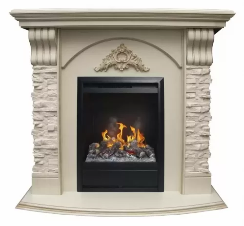 Каминокомплект RealFlame Athena STD/EUG WT с очагом 3D Olympic