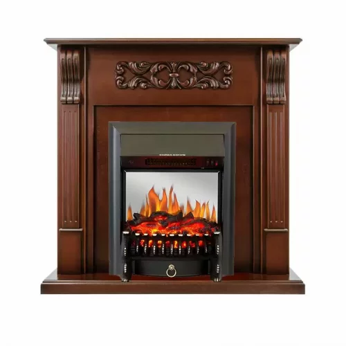 Каминокомплект Royal Flame Venice махагон коричневый антик с очагом Fobos FX M Black