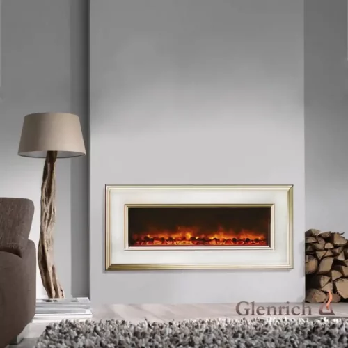 Настенный электрический камин Glenrich Genius 100 Крем