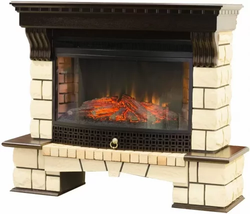 Каминокомплект RealFlame Stone new 33W с очагом Firespace 33W S IR