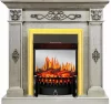 Каминокомплект Royal Flame Derby old silver с очагом Fobos FX M Brass