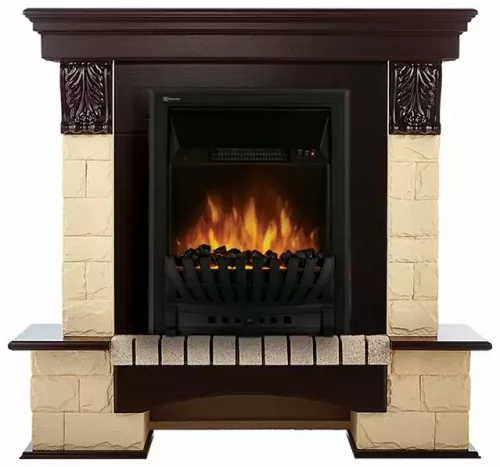 Каминокомплект угловой Electrolux Forte Classic U с очагом Classic EFP/P-1020LS