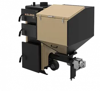Напольный твердотопливный котел Koloss Auto DUO PLUS 25