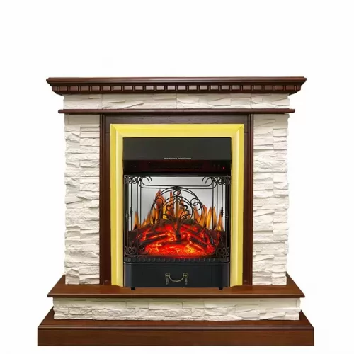 Каминокомплект Royal Flame Calgary с очагом Majestic FX M Brass