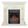 Каминокомплект RealFlame Neapolis WT с очагом Majestic Lux Black S
