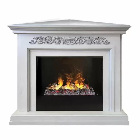 Каминокомплект RealFlame Leticia Corner 26 WT 3D Cassette 630 + Black вставка