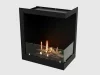 Встроенный биокамин Lux Fire Угловой 555 М