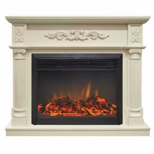 Каминокомплект RealFlame Silvia 26 WT с очагом Moonblaze Deluxe