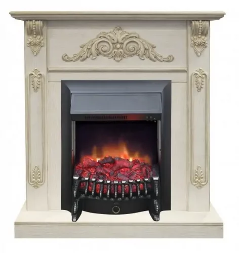Каминокомплект RealFlame Anita corner STD/EUG WTG с очагом Fobos Lux Black S