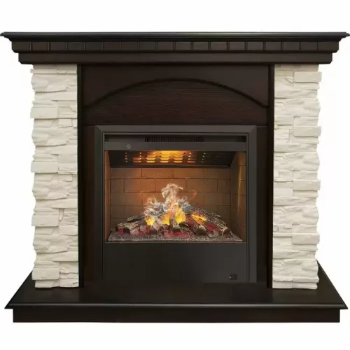 Каминокомплект RealFlame Elford HL AO с очагом 3D Helios