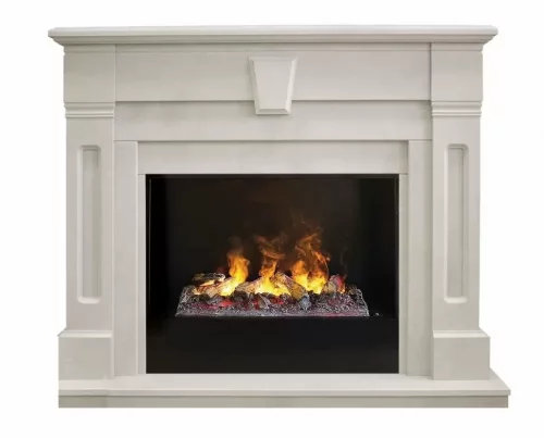 Каминокомплект RealFlame Kellie 25,5/26 WT с очагом 3D Cassette 630 + Black вставка