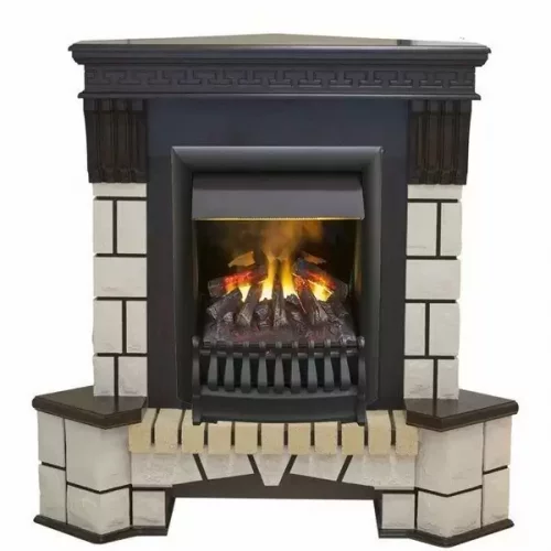 Каминокомплект RealFlame Stone Corner new STD/EUG с очагом 3D Oregan